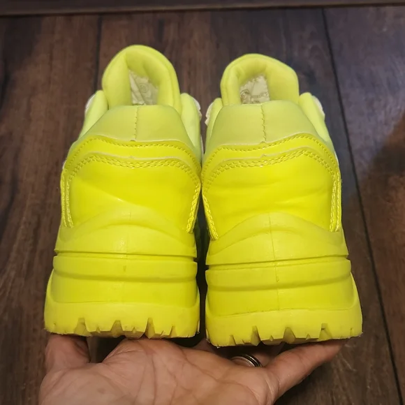 Chunky Lug Neon Sneakers - Picture 8 of 16
